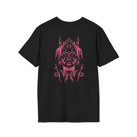 Tribal Goddess Graphic Unisex T-Shirt - Softstyle Black Tee